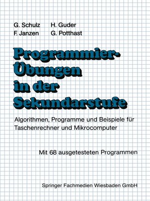 cover image of Programmierübungen in der Sekundarstufe
